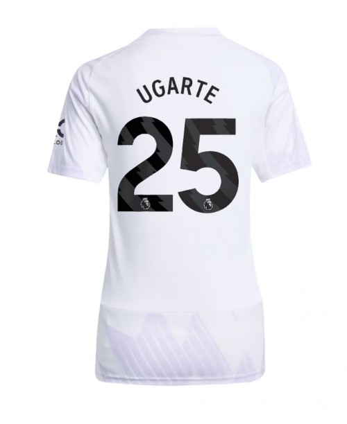 Günstige Manchester United Manuel Ugarte #25 Auswärtstrikot Damen 2025-26 Kurzarm Günstige Manchester United Manuel Ugarte #25 Auswärtstrikot Damen 2025-26 Kurzarm
